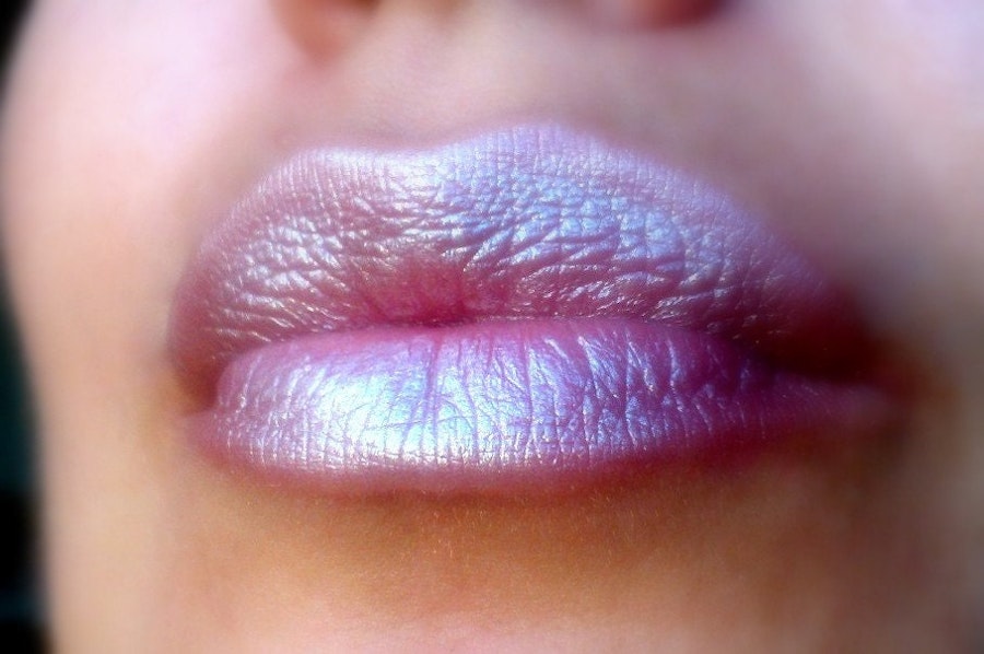 LusterPop - Light Beige/Silver White/Grey Shimmer Creamy Lipstick - Natural - Gluten Free - Fresh - Handmade Image # 222539