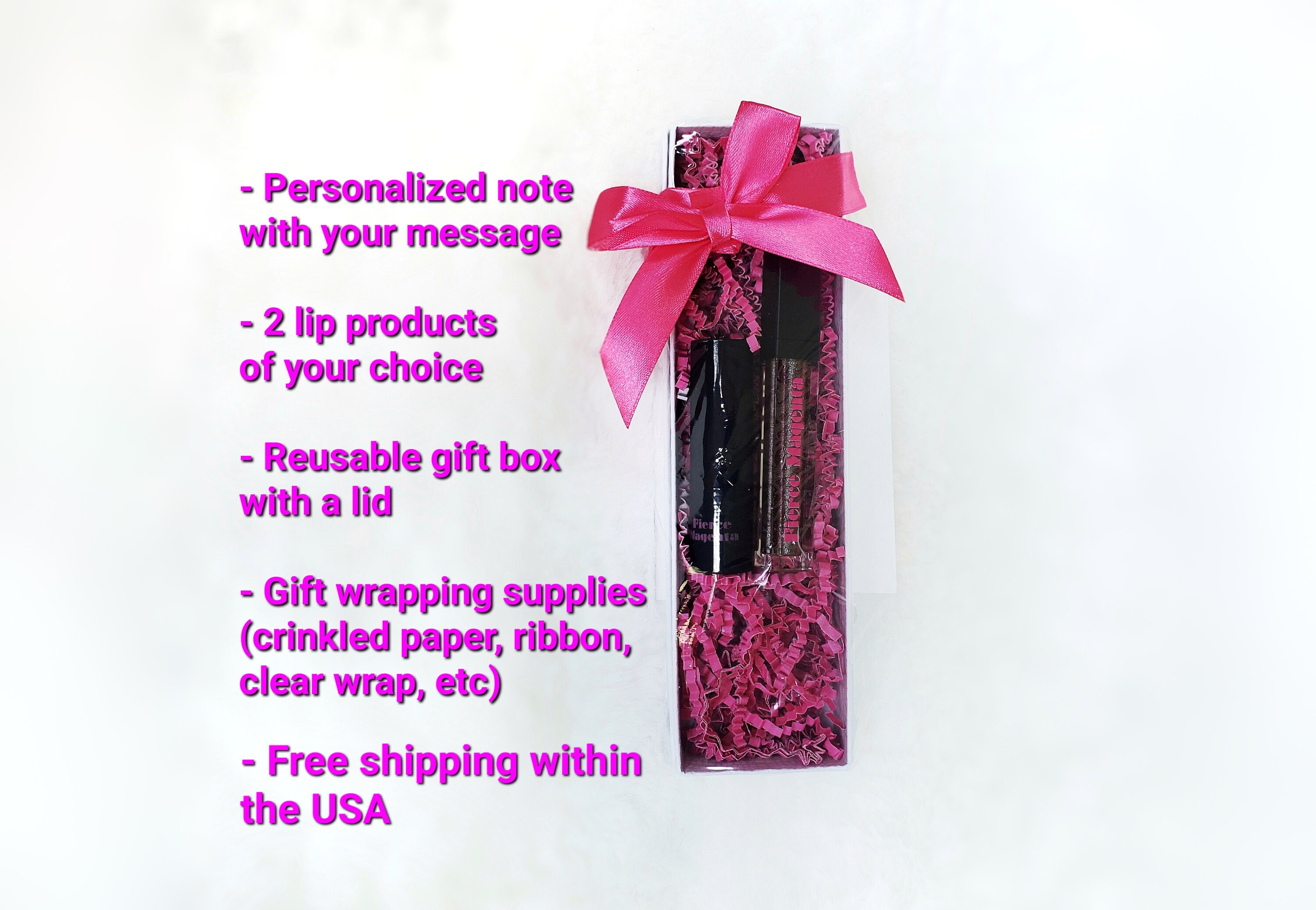 Gift Set - Your Choice of Two Lip Products - Lipstick and/or Lip Gloss - Choose Two photo