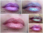 FROSTALINE - Blue, Pink, Violet, Green, Orange Pearlescent Shimmery Lipstick - Natural - Gluten Free - Fresh - Handmade Thumbnail # 222598