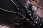 Half And Half Gunmetal + Red/black Heart Ring Slip Chain / Fashion Version Thumbnail # 224220
