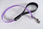 Black + Purple biothane leash (Vegan Leather) Thumbnail # 224383