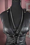 Gunmetal + Black Kitty Ring Slip Chain / Fashion Version Thumbnail # 224507