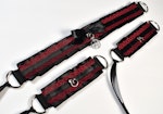 Red Goth Set / Choker + Cuffs Thumbnail # 225384