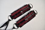 Red Goth Set / Choker + Cuffs Thumbnail # 225388