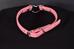 Biothane Pink Heart Choker (Vegan Leather) Thumbnail # 225541