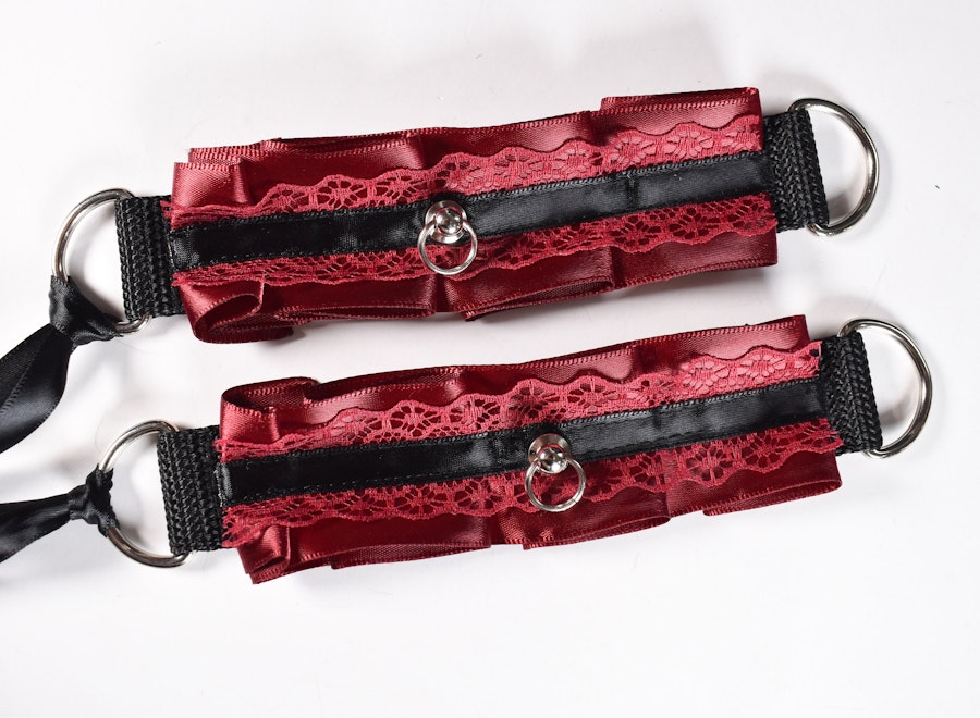 Red And Black Cuffs Set Image # 226360