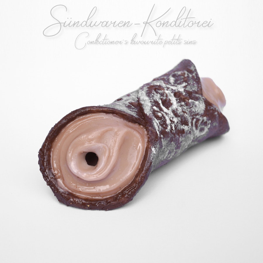 Cannolo Chocolate - supersoft, handmade stroker from Suendwaren-Konditorei Image # 227604