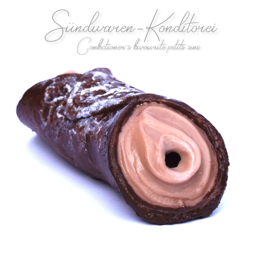 Cannolo Chocolate - supersoft, handmade stroker from Suendwaren-Konditorei Image # 227606