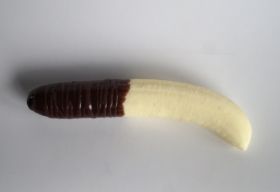 Big Chocolate Banana - handmade Custom Silicone Dildo by Suendwaren-Konditorei Image # 227620