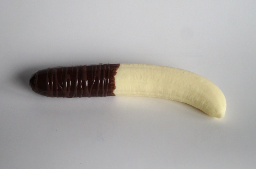 Big Chocolate Banana - handmade Custom Silicone Dildo by Suendwaren-Konditorei Image # 227621