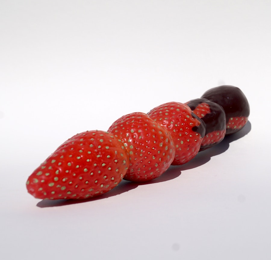 Strawberry feels forever - Strawberry fruit skewer with chocolate Image # 227640
