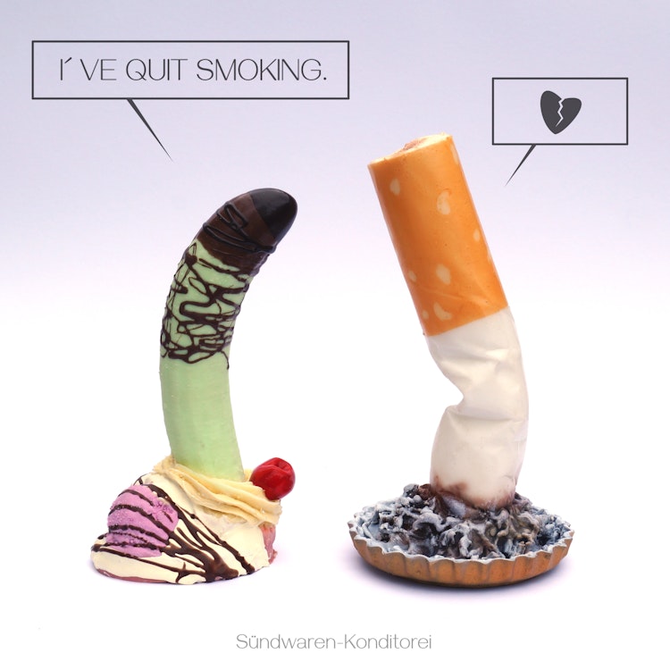 I'VE QUIT SMOKING. - Suctioncupdildo from Suendwaren-Konditorei photo