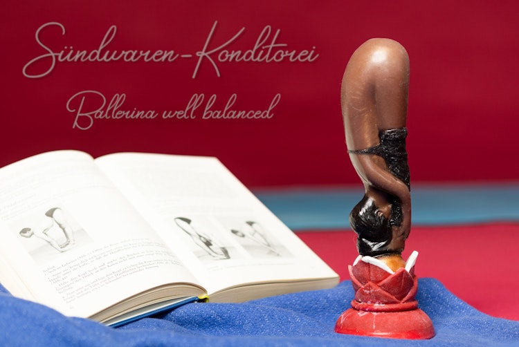 Ballerina well balanced, handmade custom silicone dildo with extra suction cup from Suendwaren-Konditorei photo