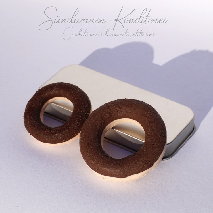 Doughnut, twinpack - handcrafted Silicone Penis Ring by Suendwaren-Konditorei photo
