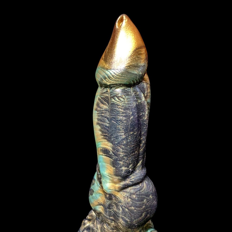 Uldred - Blend Color - Custom Fantasy Dildo with Knot - Silicone Dragon Style Sex Toy Image # 19790