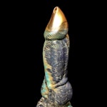 Uldred - Blend Color - Custom Fantasy Dildo with Knot - Silicone Dragon Style Sex Toy Thumbnail # 19790