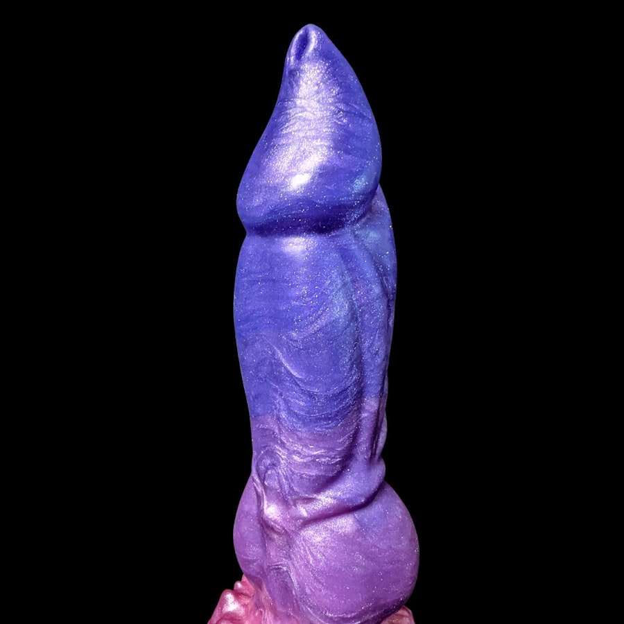 Uldred - Fade Color - Custom Fantasy Dildo with Knot - Silicone Dragon Style Sex Toy Image # 19824