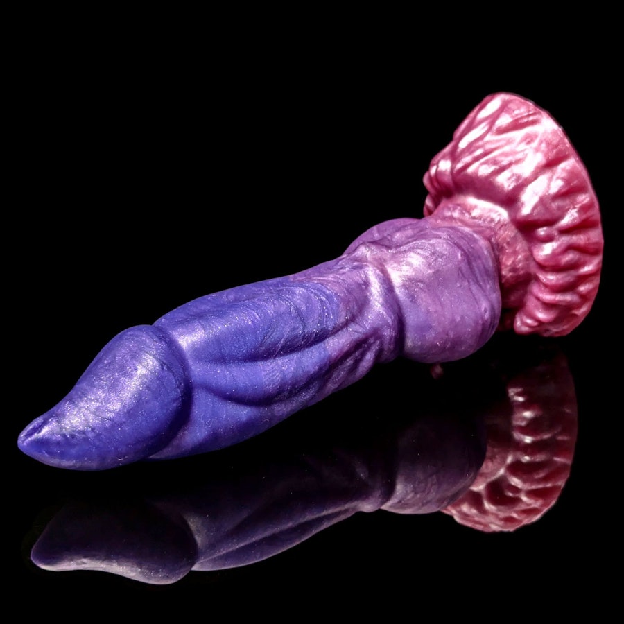 Uldred - Fade Color - Custom Fantasy Dildo with Knot - Silicone Dragon Style Sex Toy Image # 19821