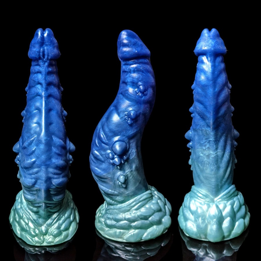 Cthulhu - Fade Color - Custom Fantasy Dildo - Silicone Monster Style Sex Toy Image # 19947