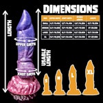 Uldred - Fade Color - Custom Fantasy Dildo with Knot - Silicone Dragon Style Sex Toy Thumbnail # 19822