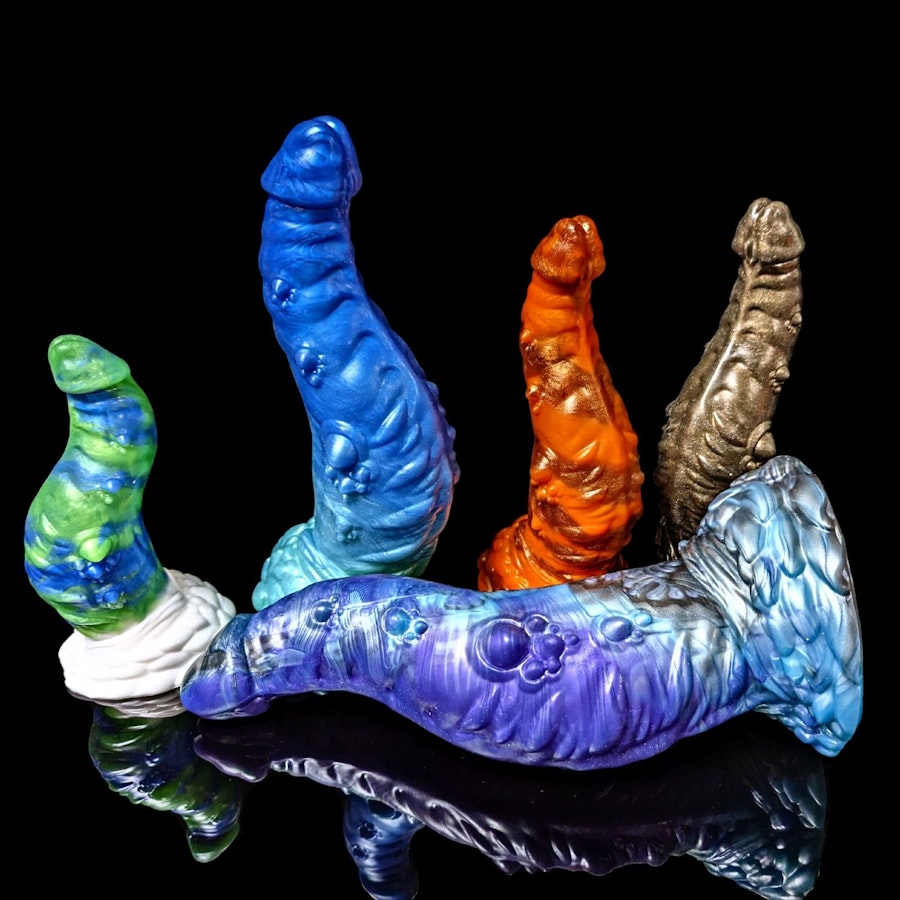 Cthulhu - Fade Color - Custom Fantasy Dildo - Silicone Monster Style Sex Toy Image # 19935