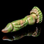 Uldred - Marble Color - Custom Fantasy Dildo with Knot - Silicone Dragon Style Sex Toy Thumbnail # 19801