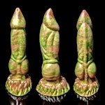 Uldred - Marble Color - Custom Fantasy Dildo with Knot - Silicone Dragon Style Sex Toy Thumbnail # 19803