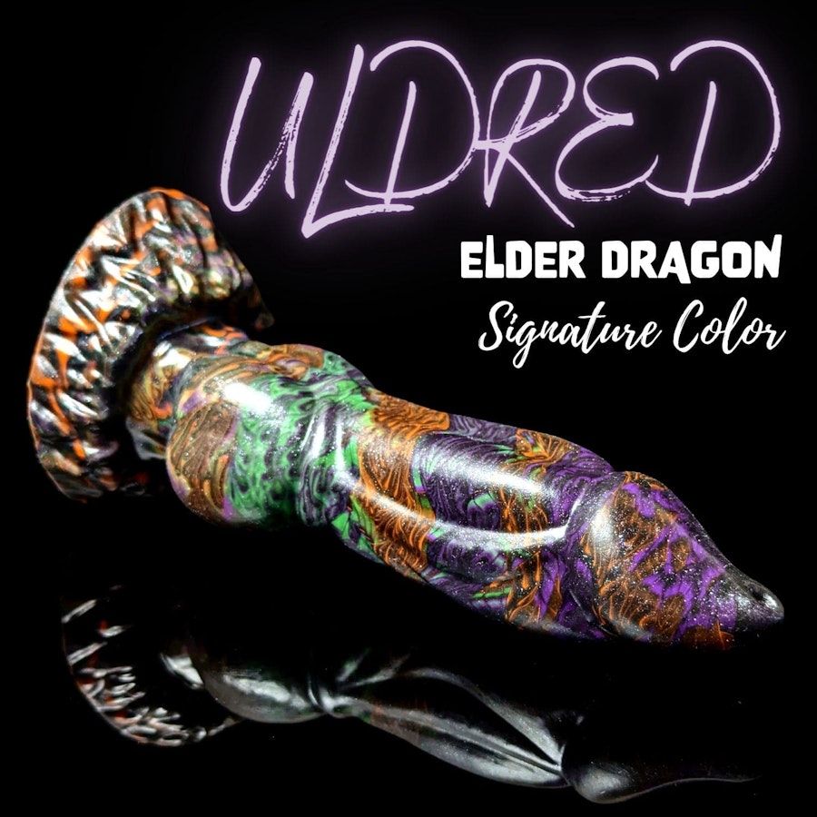 Uldred - Signature Color - Custom Fantasy Dildo with Knot - Silicone Dragon Style Sex Toy