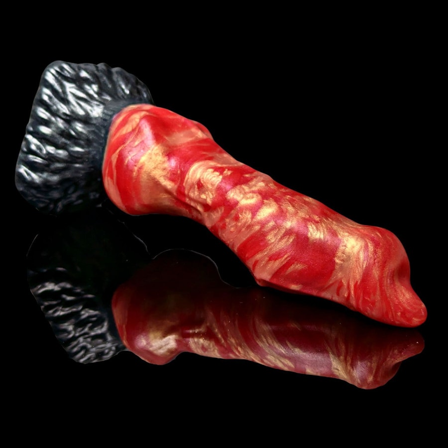 Cerberus - Signature Color - Custom Fantasy Dildo with Knot - Silicone Dog Style Sex Toy Image # 19712