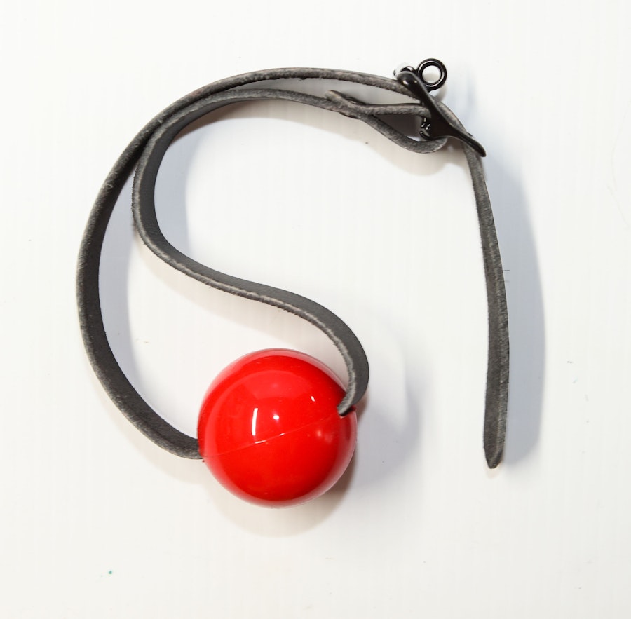 Medium 1.875" (47.63mm) Ball Gag, Medical Grade silicone material, for Adults