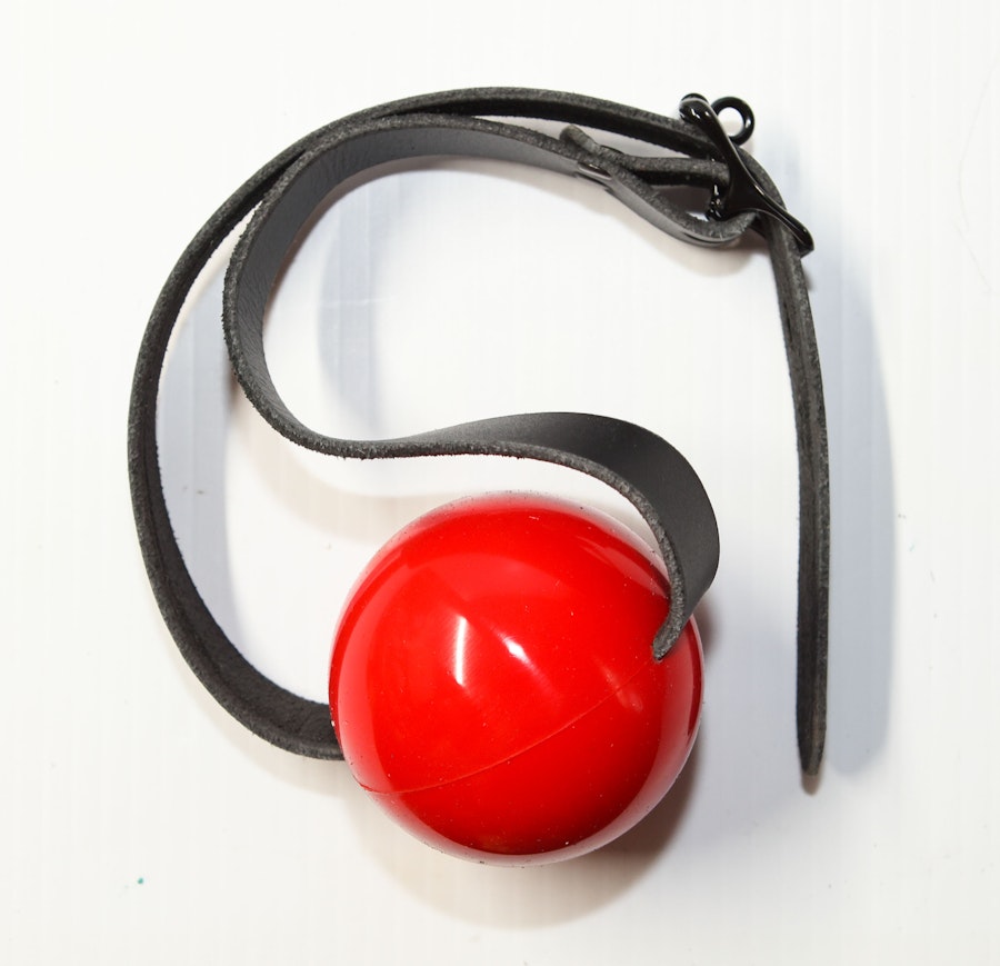 Super-Large 2.5" (63.5mm) Ball Gag, Medical Grade silicone material, for Adults