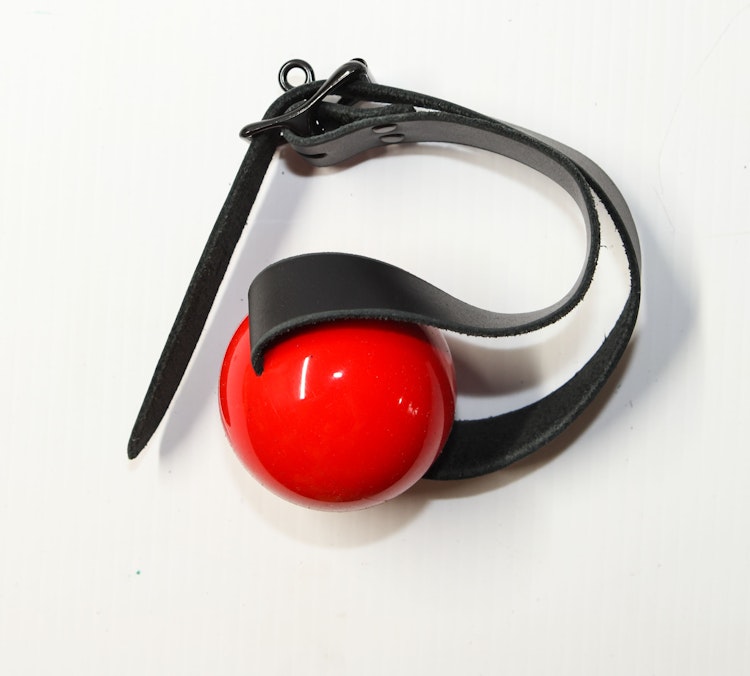 Huge 2.625" (66.68mm) Ball Gag, Medical Grade silicone material, for Adults photo
