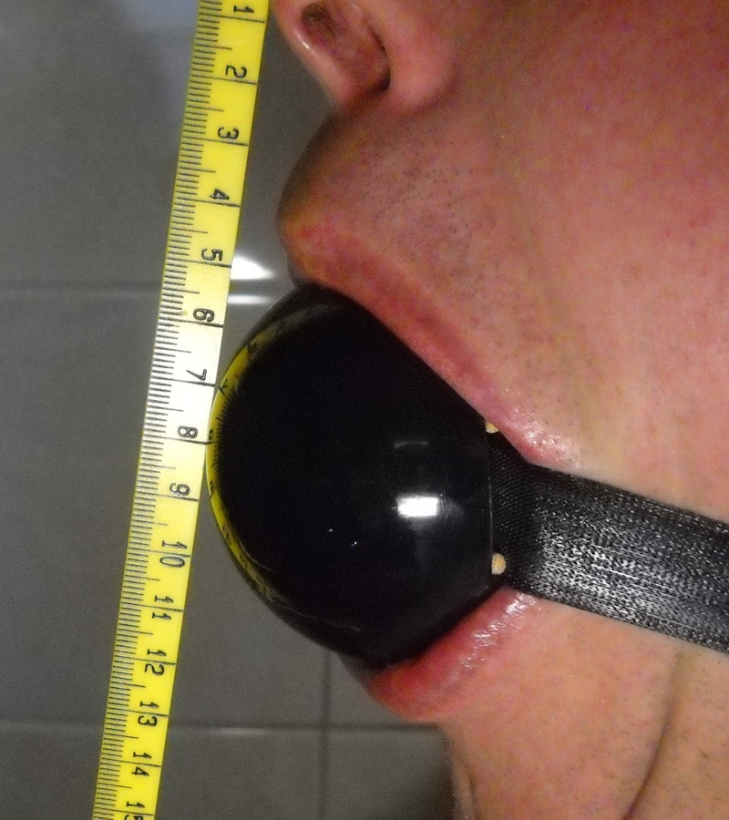 Gigantic 2.75" (69.95mm) Ball Gag, Medical Grade silicone material, for Adults Image # 20907