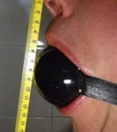 Gigantic 2.75" (69.95mm) Ball Gag, Medical Grade silicone material, for Adults Thumbnail # 20907