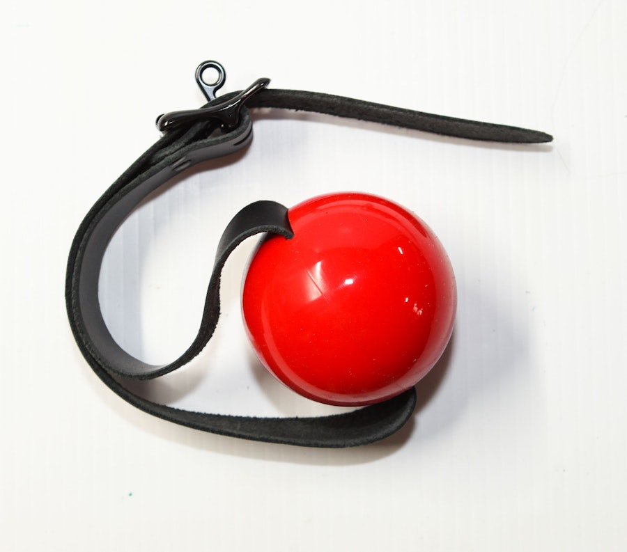 Gigantic 2.75" (69.95mm) Ball Gag, Medical Grade silicone material, for Adults