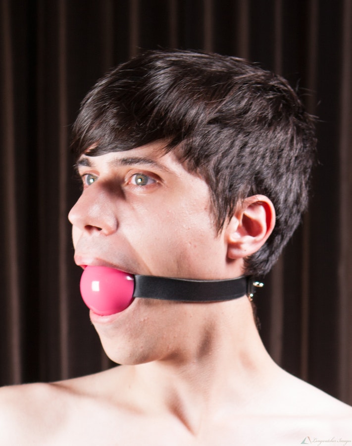 Large 2.125" (53.98mm) Ball Gag, Medical Grade silicone material, for Adults Image # 20842