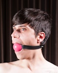Large 2.125" (53.98mm) Ball Gag, Medical Grade silicone material, for Adults Thumbnail # 20842
