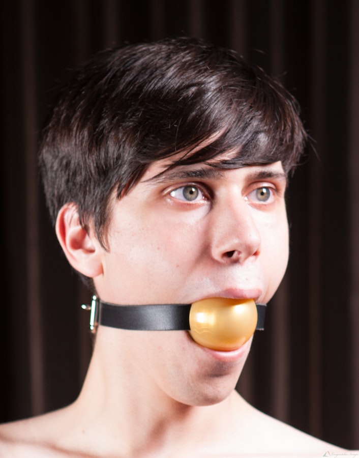 Large 2.125" (53.98mm) Ball Gag, Medical Grade silicone material, for Adults Image # 20846