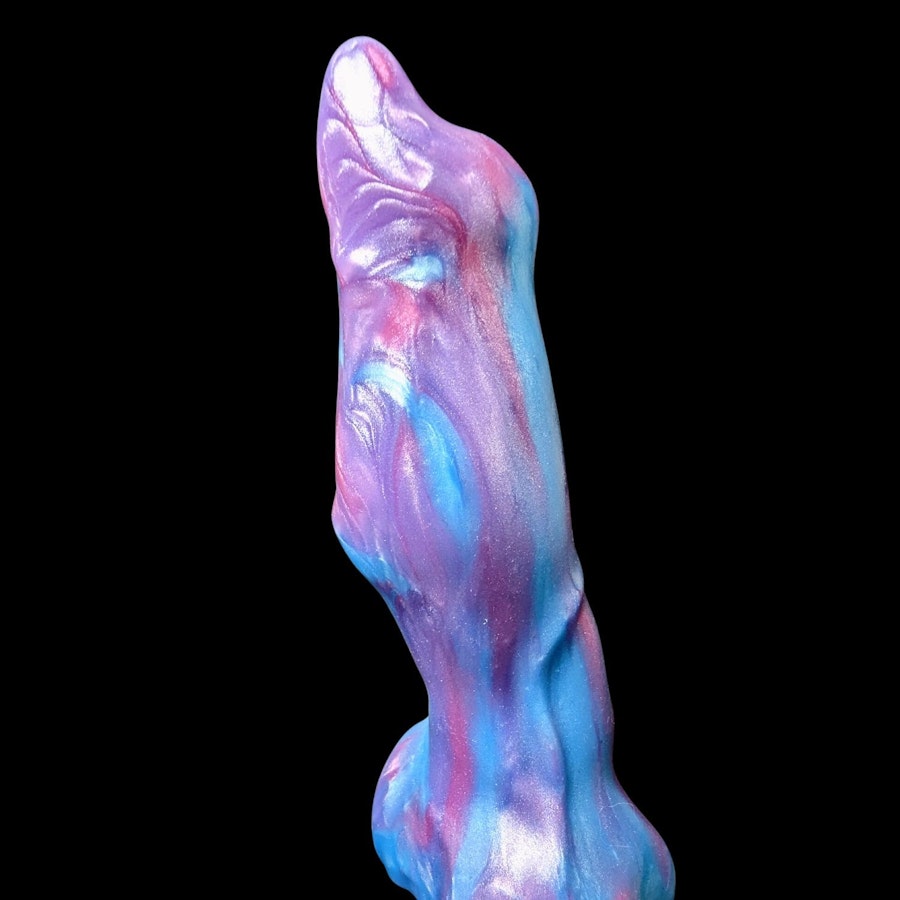 Cerberus - Blend Color - Custom Fantasy Dildo with Knot - Silicone Dog Style Sex Toy Image # 20295