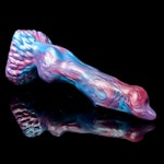 Cerberus - Blend Color - Custom Fantasy Dildo with Knot - Silicone Dog Style Sex Toy Thumbnail # 20290