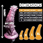 Xenu - Blend Color - Custom Fantasy Dildo - Silicone Alien Monster Style Sex Toy Thumbnail # 20390