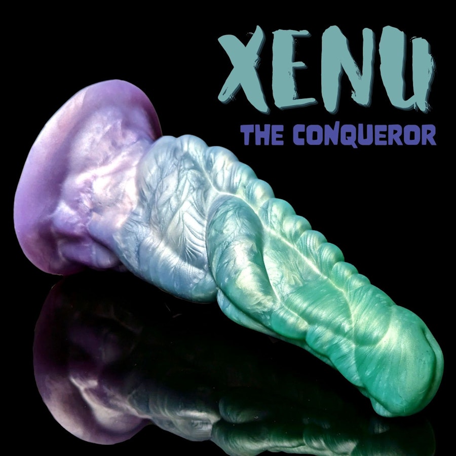 Xenu - Fade Color - Custom Fantasy Dildo - Silicone Alien Monster Style Sex Toy