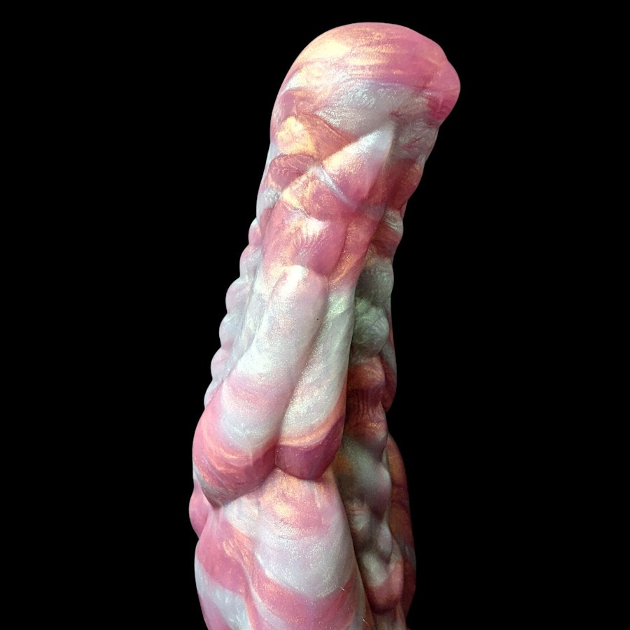 Xenu - Marble Color - Custom Fantasy Dildo - Silicone Alien Monster Style Sex Toy Image # 20422