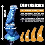 Xenu - Signature Color - Custom Fantasy Dildo - Silicone Alien Monster Style Sex Toy Thumbnail # 20450