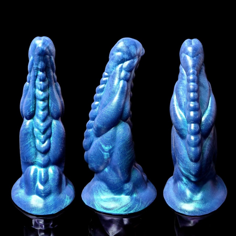 Xenu - Signature Color - Custom Fantasy Dildo - Silicone Alien Monster Style Sex Toy Image # 20451