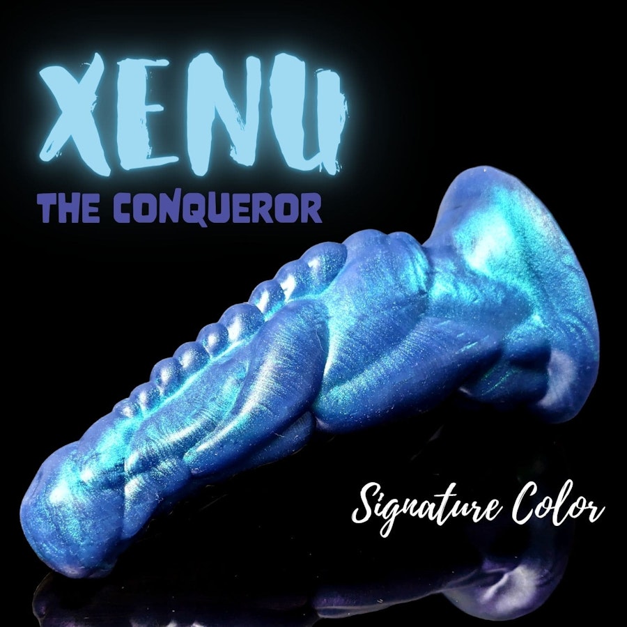 Xenu - Signature Color - Custom Fantasy Dildo - Silicone Alien Monster Style Sex Toy