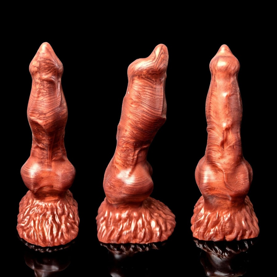 Cerberus - Solid Color - Custom Fantasy Dildo with Knot - Silicone Dog Style Sex Toy Image # 20584