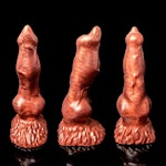 Cerberus - Solid Color - Custom Fantasy Dildo with Knot - Silicone Dog Style Sex Toy Thumbnail # 20584