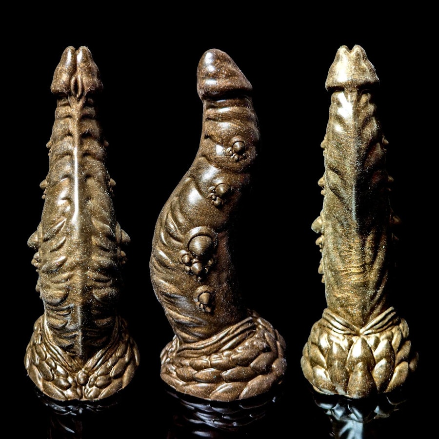 Cthulhu - Solid Color - Custom Fantasy Dildo - Silicone Monster Style Sex Toy Image # 20355