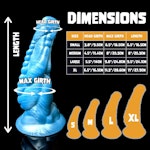 Xenu - Solid Color - Custom Fantasy Dildo - Silicone Alien Monster Style Sex Toy Thumbnail # 20455